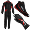 Sparco Sprint Racewear Package - Black/Red